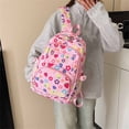 thumbnail image 5 of Weebloom Large School Backpack For Kids Girls Cute 3Pcs School Bags Set 3 Piece Floral Bookbag Middle High School College Pink, 5 of 5