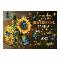 Clearance!Yshop Hangs Canvas Painting Wall Art Poster Literary Sunflower Home Decor Hanging Picture For Living Room Bedroom cloth