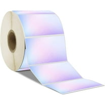 Thermal Stickers for Christmas Printer 1.25*2.25 inch Purple Self Adhesive Thermal Printer Labels for Holiday Presents 250Pcs