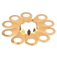 thumbnail image 2 of 10 pieces Guitar Knobs Pointer Plate Washer Knob Indicator for Guitar Gold, 2 of 8