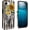 American Flag, variant on for iPhone 16 Case 2024 Dual Layer Cover Hard PC + Soft TPU Black Shockproof Protective Phone Case for iPhone 16 6.1 inch - Fox and Moon