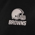 thumbnail image 2 of Women's Antigua  Black Cleveland Browns Nostalgic Full-Zip Vest, 2 of 2