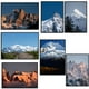 thumbnail image 2 of Fotografía de paisaje de montaña estilo Chamonix montañas nevadas sol arte póster lienzo pintura pared impresiones imagen decoración del hogar, 2 of 5