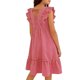 thumbnail image 5 of Vestido de Fiesta de Navidad de las Niñas Manga Corta Cuello en V Fina Correa de Hombro Vestido Superior para Niños Vestido de Navidad Niña para la Fiesta Diaria Casual, 5 of 7