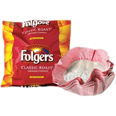 Folgers Coffee Classic Roast Ground Coffee Filter Packs, 0.9 Oz - 40