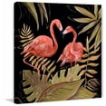 thumbnail image 3 of Flamingos Sweetheart II Painting Print on Wrapped Canvas, 3 of 5