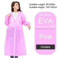 thumbnail image 3 of Portable EVA Raincoats for Adults, Reusable Rain Ponchos with Hoods and Sleeves Lightweight Raincoats, 3 of 3