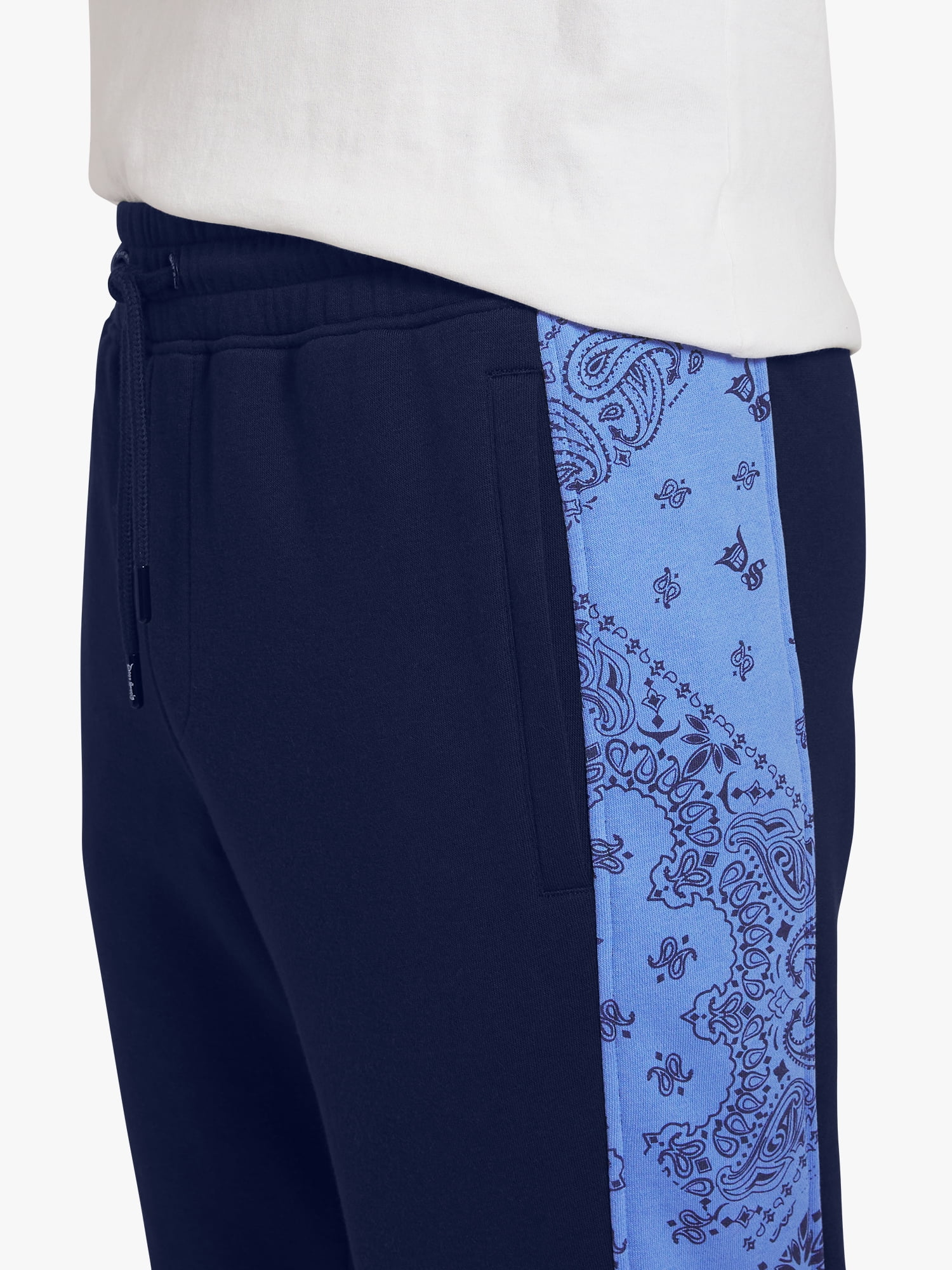 Dogg Supply by Snoop Dogg All-Gender Men's and Women's Bandana Print Fleece Joggers, Sizes XS-3XL