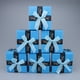 thumbnail image 2 of Caja de de joyería de Bowknot de cartón de papel de 6 piezas, caja de almacenamiento de pendientes de de reloj Azul claro Fernando Almacenamiento de joyas con almohadas, 2 of 8