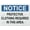 Warning Sign 2, variant on Metal Hanging Plate Horizontal RESPIRATOR REQUIRED, Waterproof, Fade and Scratch Resistant, safety signs, equipment Warning signs, etc - NOTICE SIGN Style 20x30cm
