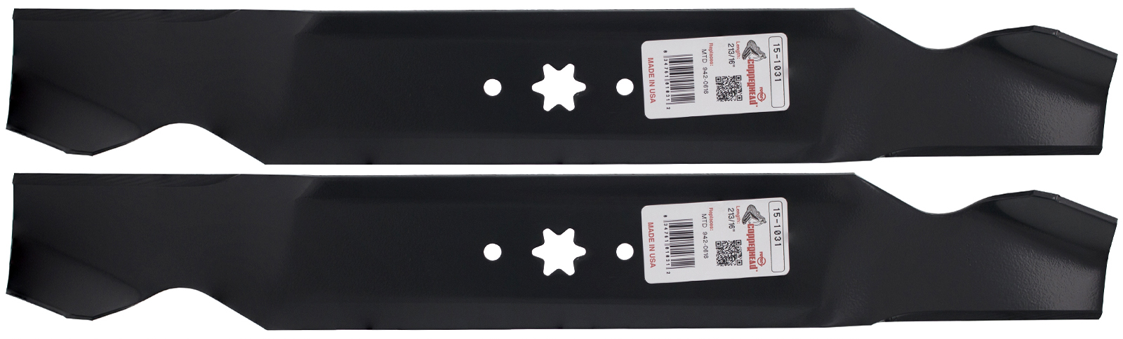 2 Lame Rotanti Per Tosaerba – Modello 1031, Adatte A Cub Cadet, MTD, Craftsman (21-3/16") - Foto 3