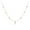 B-18K GOLD, variant on 925 Sterling Silver CZ Flower Choker Necklace for Women Teens Dainty Leaf Pendant Necklace Chain