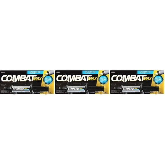 Combat Max Ant Killing Gel - Bait for Ants - 3 Pack, 27 Grams