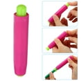 thumbnail image 4 of Unique Bargains 20pcs Sidewalk Chalk Holder Colourful Covers Adjustable Chalk Clean Clips Plastic Stationery Set for Chalkboard, 4 of 4