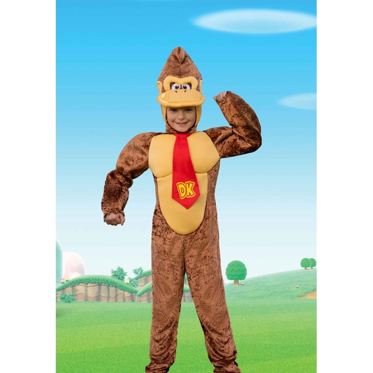 Super Mario Brothers Kid's Donkey Kong Deluxe Costume - Walmart.com