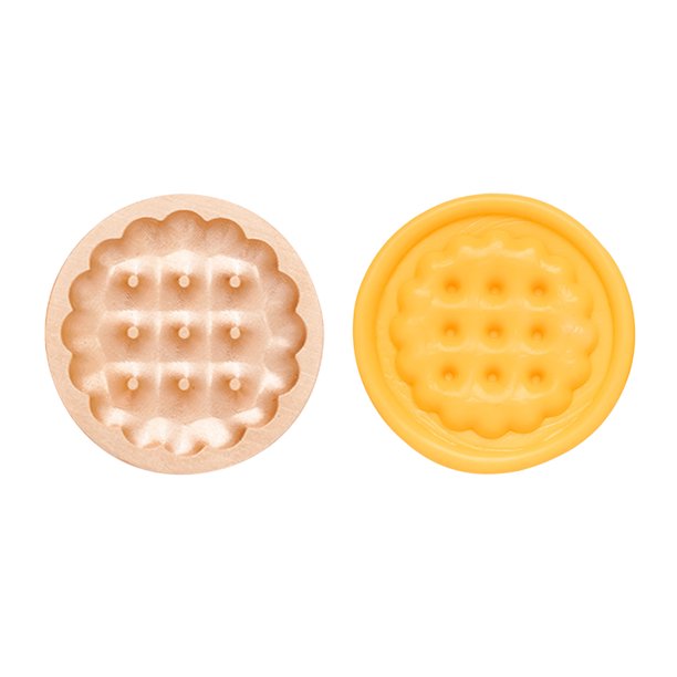 Estampilla Cabeza de sello de pintura de fuego en relieve 3D, sello de latón Retro, herramienta de manualidades DIY galleta Ehuebsd Libre de BPA