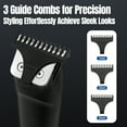 thumbnail image 6 of Professional 3-in-1 Beard Trimmer & Grooming Kit - Precision Hair Clippers for Face/Nose/Ear, Rechargeable with 3 Guards, Valentine’s Gift Ready, 6 of 10
