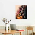 thumbnail image 3 of ARISTURING  Vintage Style Guitar Miusic Canvas Art Print Posters Rock N Roll Musical Instruments Painting Pictures Concert House Bar Home Wall Decor  12x16 in, 3 of 5