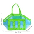 thumbnail image 3 of NANDIYNZHI Mesh Beach Bag Large Tote Backpack Outdoor Kids Toys Travel Towels Sand Away Beach Toys Nylon 8.66*4.72*0.39 Inch (Clearance)Textile Storage, 3 of 6