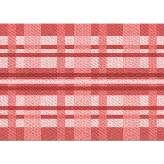 Ahgly Company Indoor Rectangle Patterned Pastel Pink Area Rugs, 2' x 4'