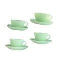thumbnail image 1 of kusrkot 4Pcs 1:6 Mini Tea Cup and Saucers Set Furniture Toys for Dining Room Kitchen, 1 of 9