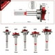 thumbnail image 2 of Juego de brocas de 5 piezas de taladro de posicionamiento ajustable, brocas para perforación de madera, sierra perforadora de carpintería de carburo cementado con tope de profundidad (rango, 2 of 5