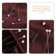 thumbnail image 2 of 600 piezas Push Pin Mapa Pin Cabeza de perla Pin recta Pin de costura para manualidades de costura de bricolaje, 2 of 7