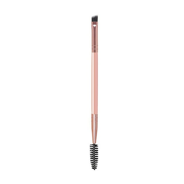 Cepillo para cejas, herramienta de maquillaje de oro rosa, aplicación de tinte, cepillos para cejas, herramientas para pestañas de doble punta, Pinceles de maquillaje y herramientas rosa/oro rosa Jumpingount CE012188-09B