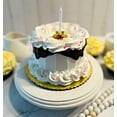 thumbnail image 3 of DEZICAKES Reuseable Fake Cake Birthday Cake w/ Candle Holder 6" Faux Cake- Fake Food Decoration Dezicakes, 3 of 8