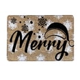 thumbnail image 2 of DPTALR Christmas Letter Home Door Mat Absorbent Mat Living Room Kitchen Floor Mat, 2 of 3