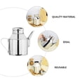 thumbnail image 6 of NUOLUX Oil Dispenser Stainless Steel Olive Bottle Potspout Kitchenpouring Drip Vinegarcontainers Soy Sauce Cooking Can, 6 of 6