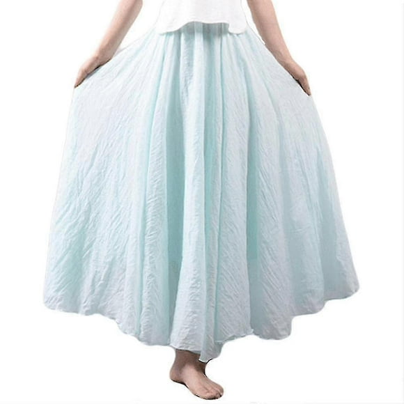 Women's Light Bohemian Flowy Full Circle Long Maxi Skirt