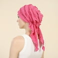 thumbnail image 6 of Dalrosia Women Pre-Tied Beanie Headwear Turban Beanie Caps Head Wrap Headscarf for Women Sleep Hair Cover Hat, 6 of 6