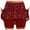 Brick Red, variant on Women's High Waisted Stretchy Denim Bermuda Shorts Skorts Skirt Sports Skorts New Summer Fashion Summer Casual Beach Shorts with Pockets S-5XL