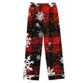 thumbnail image 5 of FDGIU Festive Christmas Pajama Set, Women's Printed Long Sleeve Pjs, Cozy Holiday Loungewear, 5 of 5