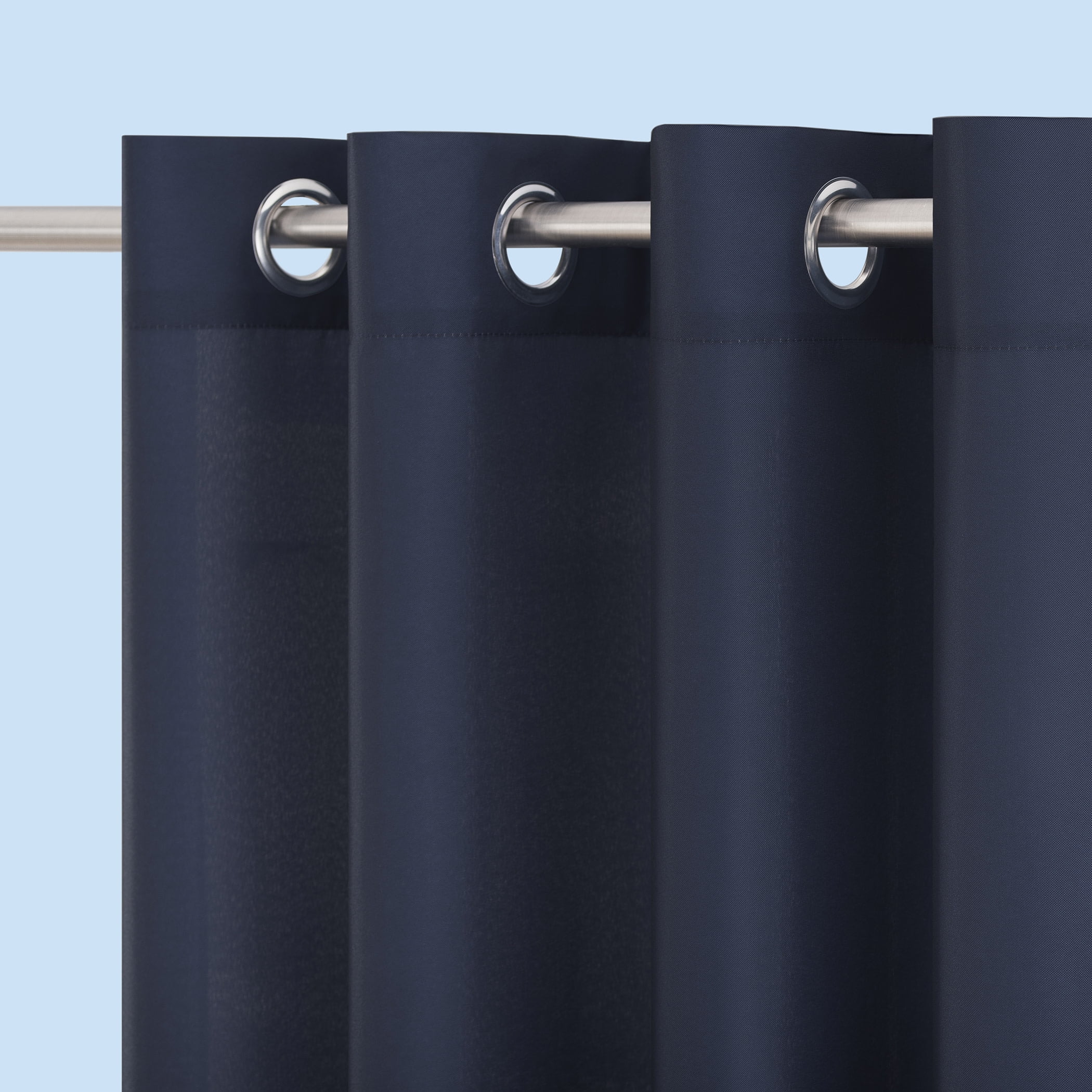 Sun Zero Sailor Indoor/Outdoor Uv Protectant Room Darkening Grommet Curtain Panel