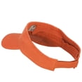 thumbnail image 2 of Golden Retriever Head Embroidered Pro Style Cotton Washed Visor - Orange OSFM, 2 of 5