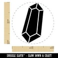 thumbnail image 2 of Geometric Crystal Gem Rock Self-Inking Rubber Stamp Ink Stamper - Fuchsia Ink - Mini 1/2 Inch, 2 of 7