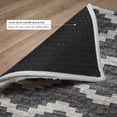 thumbnail image 6 of Addison Rugs Dream Shag Premium Machine Washable Transitional Tribal, Diamond Gray Rectangle Rug, 5' x 7'6", 6 of 8