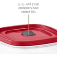 thumbnail image 4 of Recipiente de almacenamiento de alimentos Rubbermaid Easy Find con tapa de 1,2 L (paquete de 3), 4 of 4