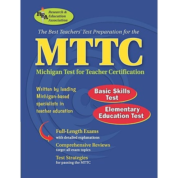 Pre-Owned MTTC - Basic Skills & Elementary Education Tests (MTTC Teacher Certification Test Prep), 9780738600574, 0738600571, Paperback,