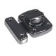 thumbnail image 4 of Puerta Giratoria Pestillo Pestillo Pestillo de Puerta Cerradura Deslizante de Puerta con Tornillo Ignífugo L _Negro Talla L _Negro perfecl Perno de puerta de acero inoxidable, 4 of 7