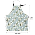 thumbnail image 5 of Uemuo Tulips Flowers Pattern Waterproof Apron Adjustable Dishwasher Apron- Apron for Women Men Heavy Duty Work Apron for Dishwashing Chemical Lab, 5 of 9