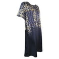 thumbnail image 5 of CNKOO Robe Grande Taille pour Femmes Col Rond Manches Mi-Longues Été Rétro Floral Plage 2022, 5 of 5