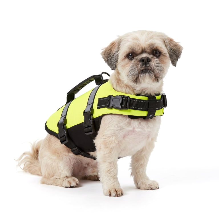 Vibrant Life High-Visibility Dog Floatation Device, Yellow, S