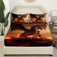thumbnail image 3 of Erosebridal 3D Dragon Twin Sheets Dragon Bed Set, Magic Animal Bed Sheets Set Magical Sheet Set, Pterosaur Dino Bedding Set for Teens Adults Bedroom Decoration, 3 of 5
