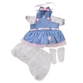 thumbnail image 2 of Conjunto de Ropa de Muñeca de 5pcs para 16-17 Pulgadas Reborn Muñeca Accesorio de Ropa CUTICAT Ropa para muñecas Reborn Color azul, 2 of 8