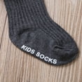 thumbnail image 4 of xiaxaixu Boy Girl Knit Socks Solid Color Letter Ankle Length Breathable Socks, 4 of 7