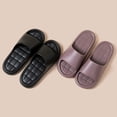 thumbnail image 6 of Xijirk Unisex Couple's Soft-Sole Indoor Slippers Elegant Flat Slides for Home & Casual Wear,8, 6 of 6