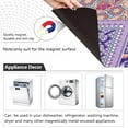 thumbnail image 2 of Paisley Purple Dishwasher Magnet Covers for The Front Magnetic Dishwasher Cover Home Cabinet Decals 23" x 26" Refrigerator Door Home Decor, 2 of 5